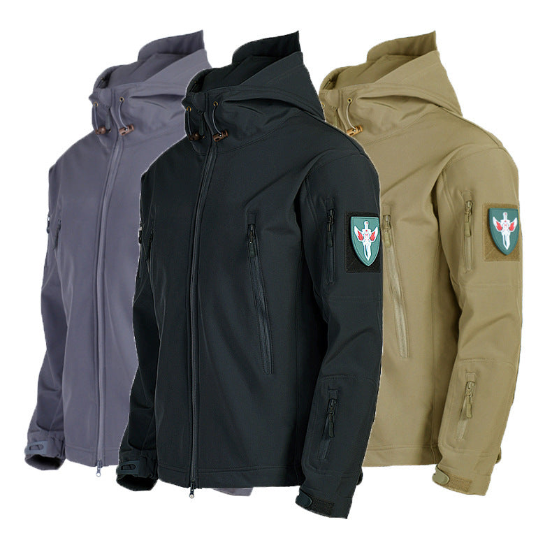 Tactical Softshell Fleece Lined Outdoor Jacket